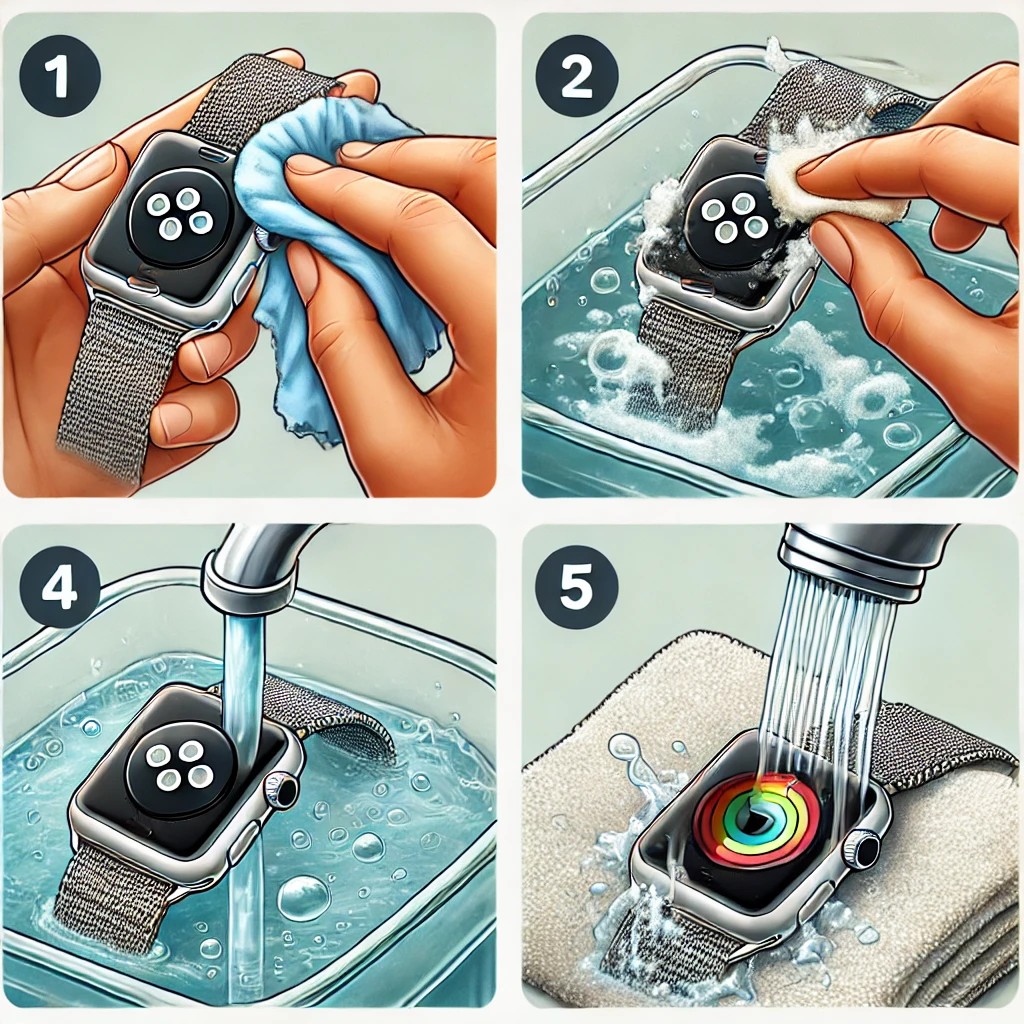 How to clean your Apple Watch band