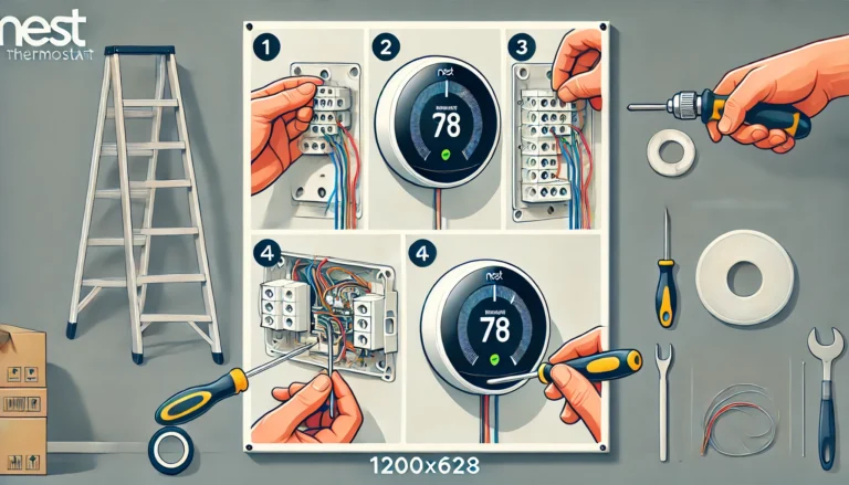 Removing a Nest Thermostat from the wall