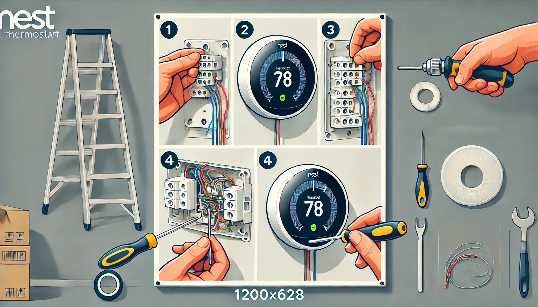 Removing a Nest Thermostat from the wall