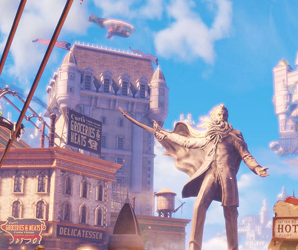 A statue in bioshock infinite.