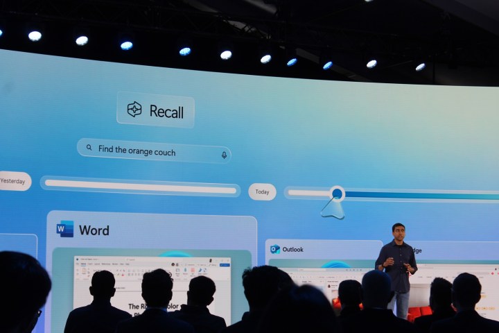 Microsoft introducing the Recall feature in Windows 11.