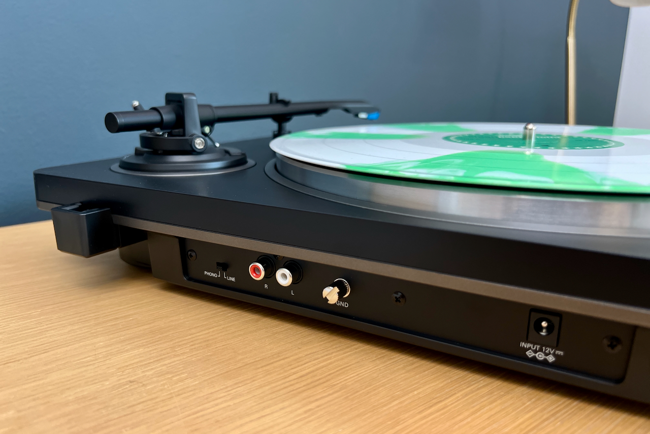 The Audio-Technica AT-LP70X turntable.