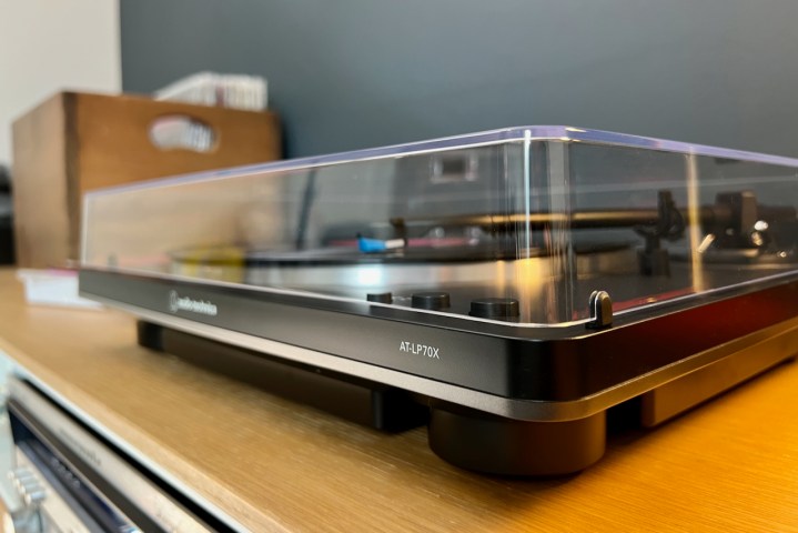 The Audio-Technica AT-LP70X turntable.