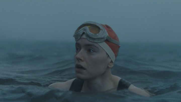 Daisy Ridley in Young Woman and the Sea.