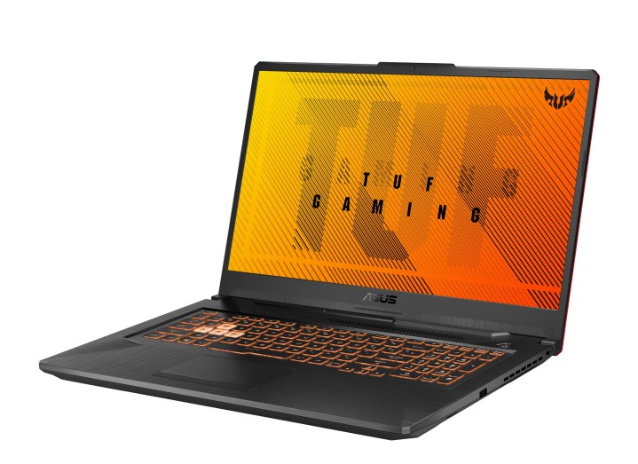 Asus TUF A17 gaming laptop.