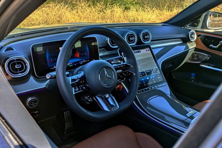 2025 Mercedes-AMG C63 S E Performance interior.