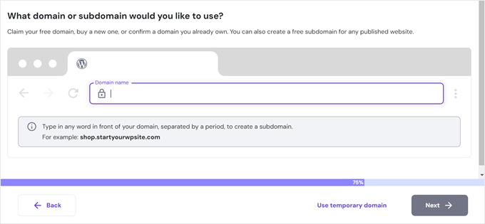 Adding a domain name to a website in Hostinger