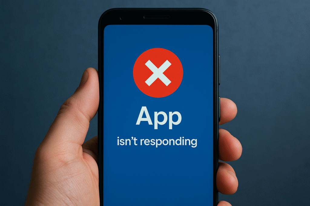 app not working on android