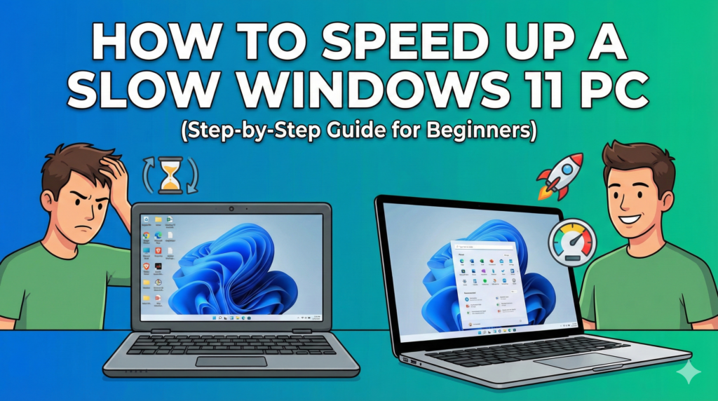 how to speed up a slow windows 11 pc